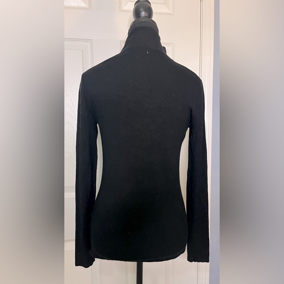Nordstrom Philosophy Black Turtleneck Small - Picture 2 of 6